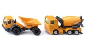 Siku Bouwplaats-set kiepwagen en cementwagen