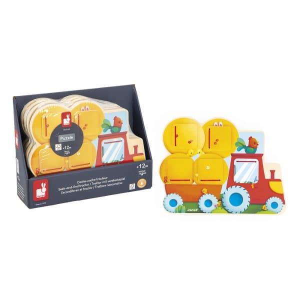 Janod Puzzel - Tractor met luikjes - Afbeelding 6