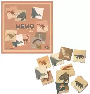 Memo Dinosaurus. 18x18x4 cm. 3+
