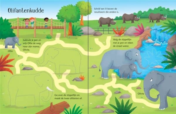 Uitwisboek Dierentuinspelletjes - Afbeelding 3