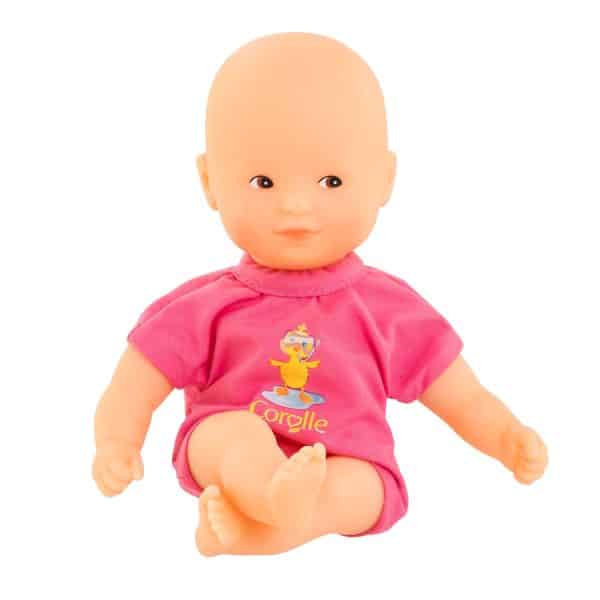 Corolle Mini Baby badpop - Roze, 20cm - Afbeelding 3