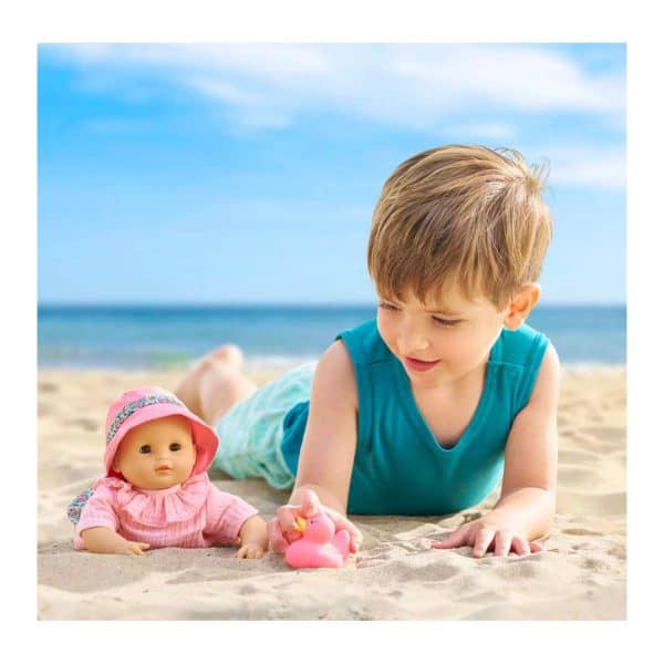 Corolle Badpop Coralie met Badeend - Bloomer, 30cm - Afbeelding 7