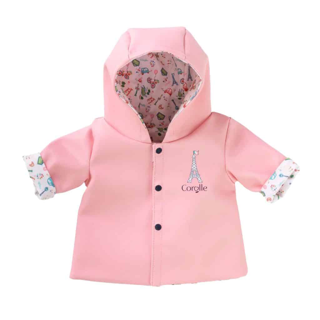 Corolle Omkeerbare Regenjas voor Babypop, 36cm