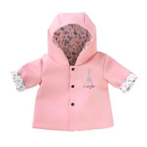 Corolle Omkeerbare Regenjas voor Babypop, 36cm