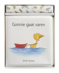 Badboekje: Gonnie gaat varen badboekje met washandje.