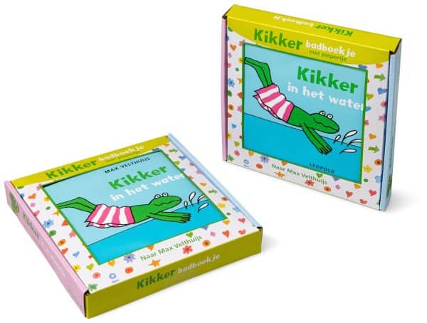 Kikker in het water, badboekje met piepertje 0+ - Afbeelding 2