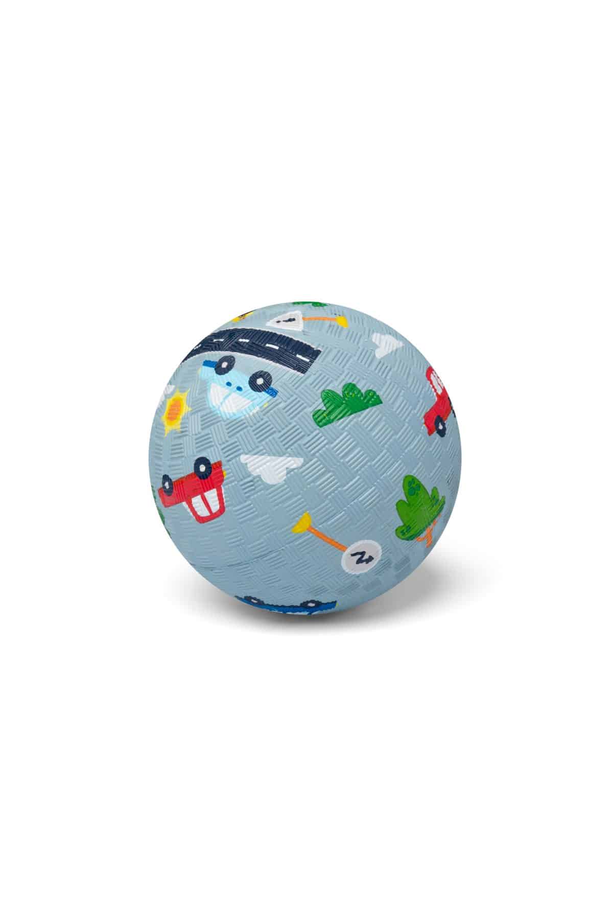 Little L - Rubber bal Auto's - 13 cm