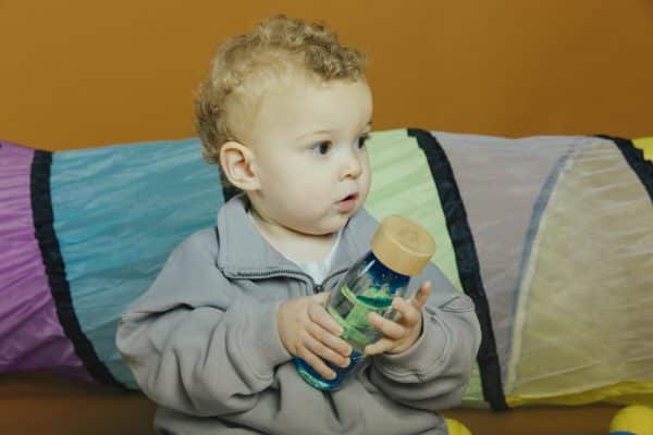 Petit Boum - Sensorische fles - Spiraal Blauw - Afbeelding 4