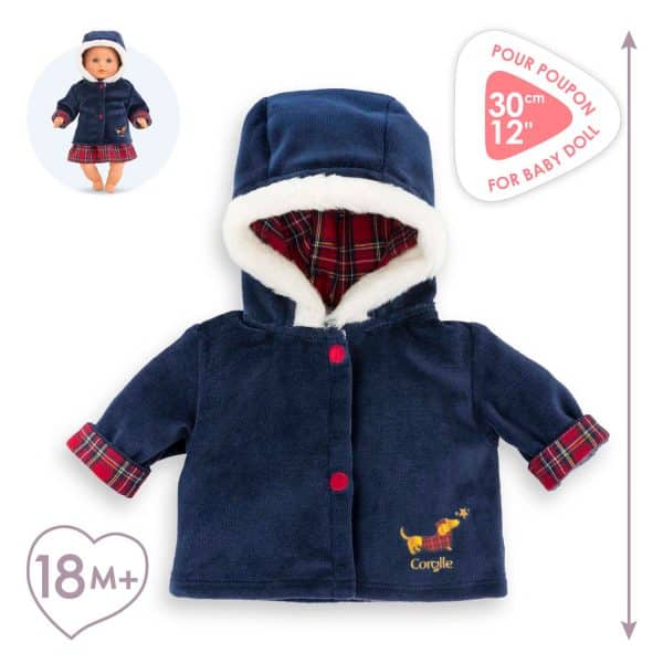 Corolle Holidays Jas voor Babypop, 30cm - Afbeelding 3