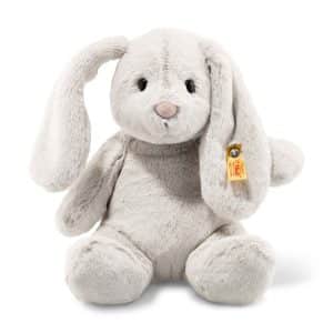Steiff – Hoppie rabbit, light grey 28 cm
