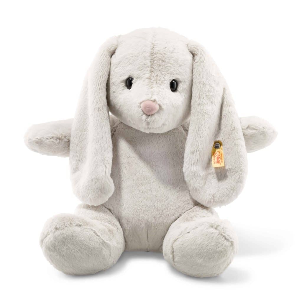 Steiff - Hoppie rabbit, light grey 38 cm