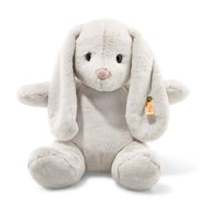 Steiff – Hoppie rabbit, light grey 38 cm