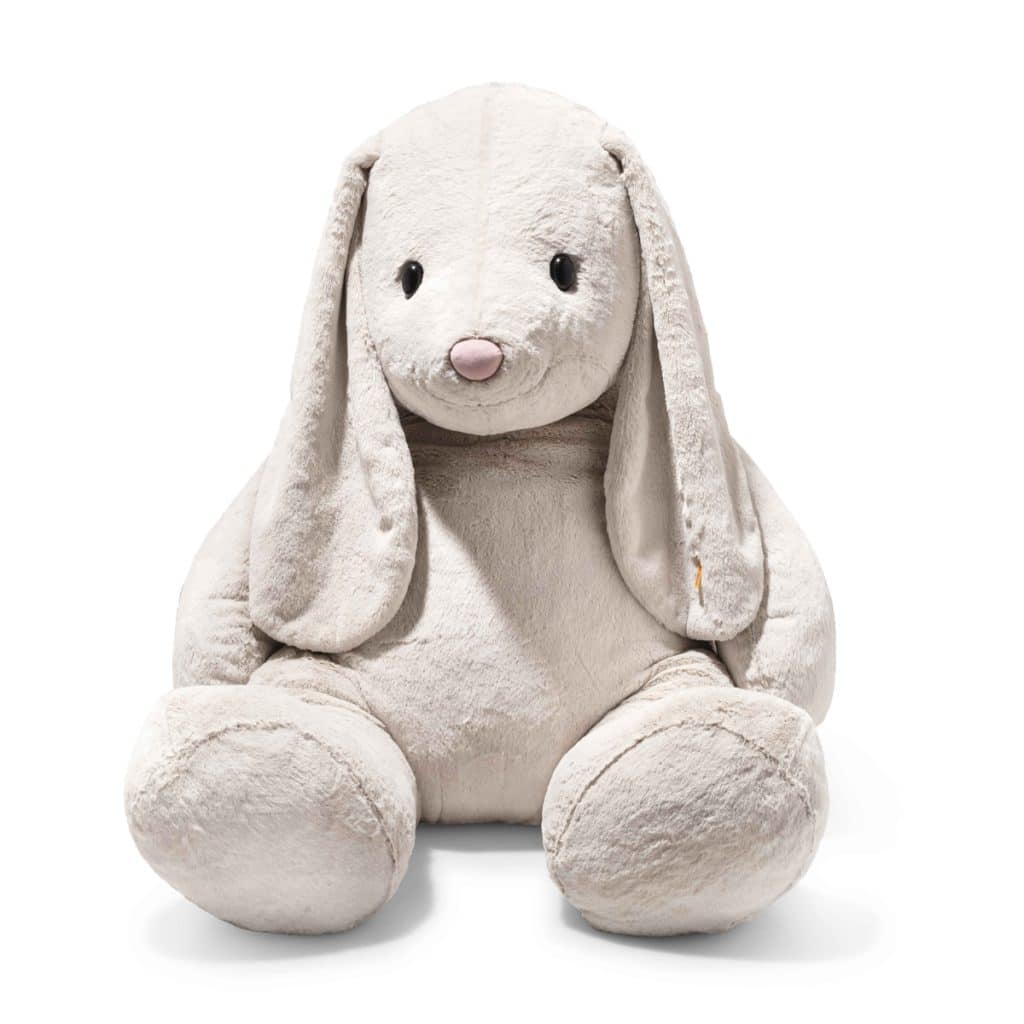 Steiff - Hoppie rabbit, light grey 80 cm