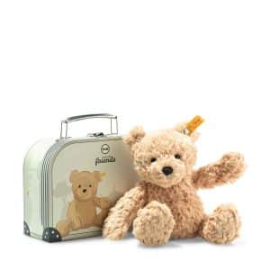 Steiff – Jimmy Teddy bear in suitcase, light brown