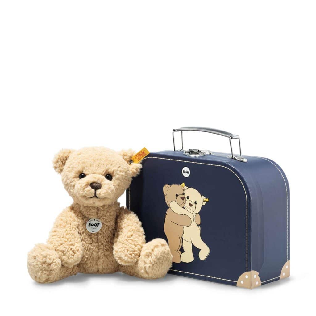 Steiff - Ben Teddy bear in suitcase, beige