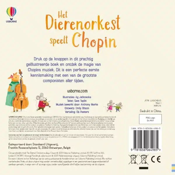 Geluidenboek: Het Dierenorkest speelt Chopin 2+ - Afbeelding 2