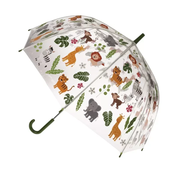 Transparante kinderparaplu dieren - Afbeelding 3
