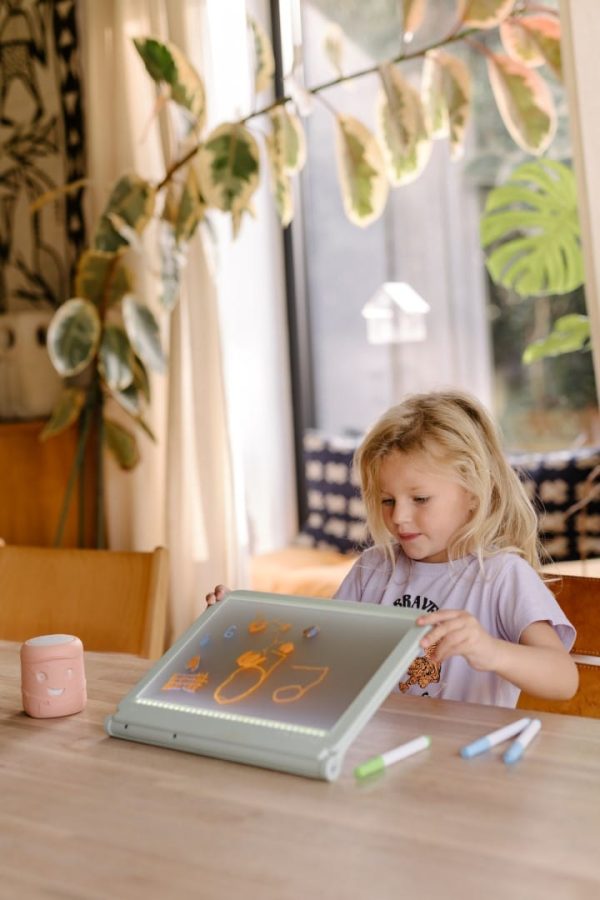 KIDYDRAW-PRO Mobiele en lichtgevende tablet groen - Afbeelding 11