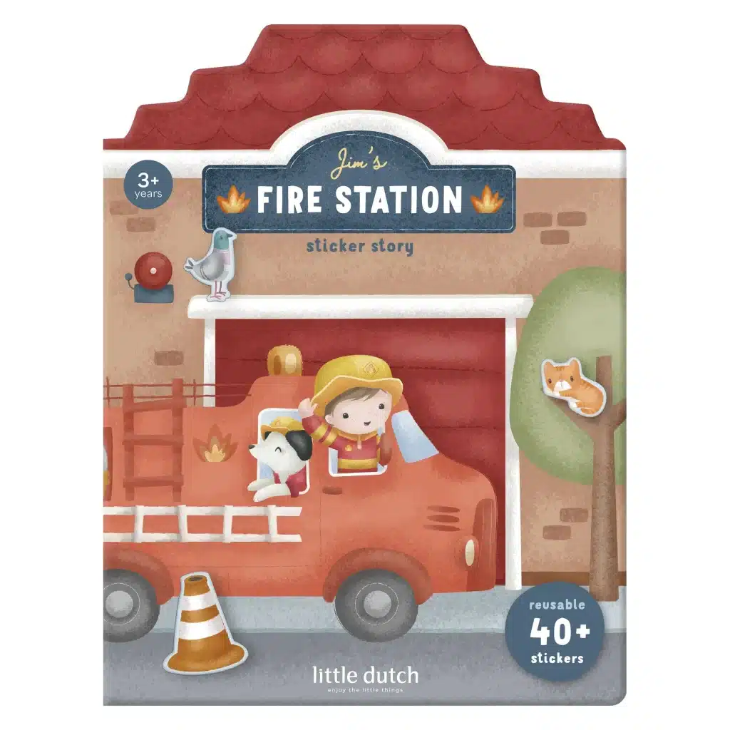 Little Dutch Stickervellen Jim's Brandweer