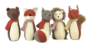 Bowling spel Bosdieren 0+ (voor binnen gebruik)