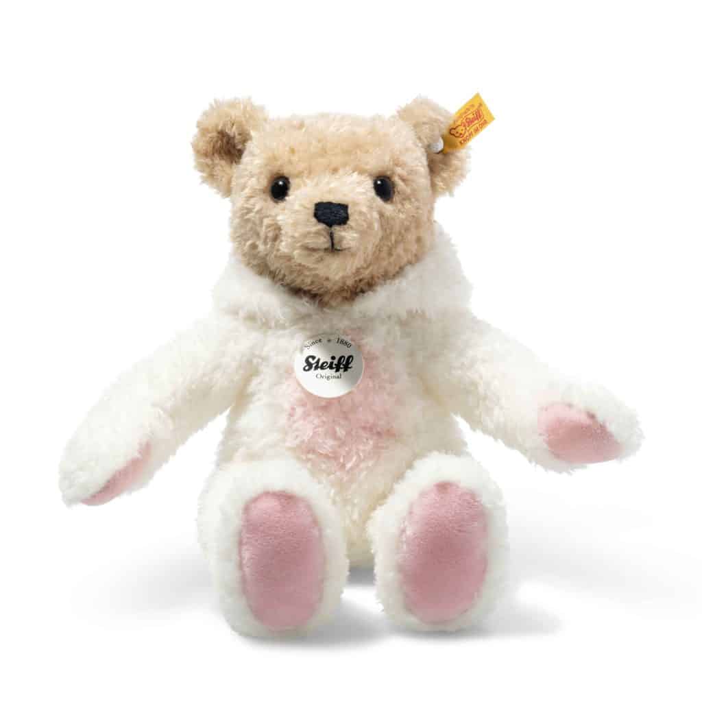 Steiff - Hoodie konijn Teddybeer, wit
