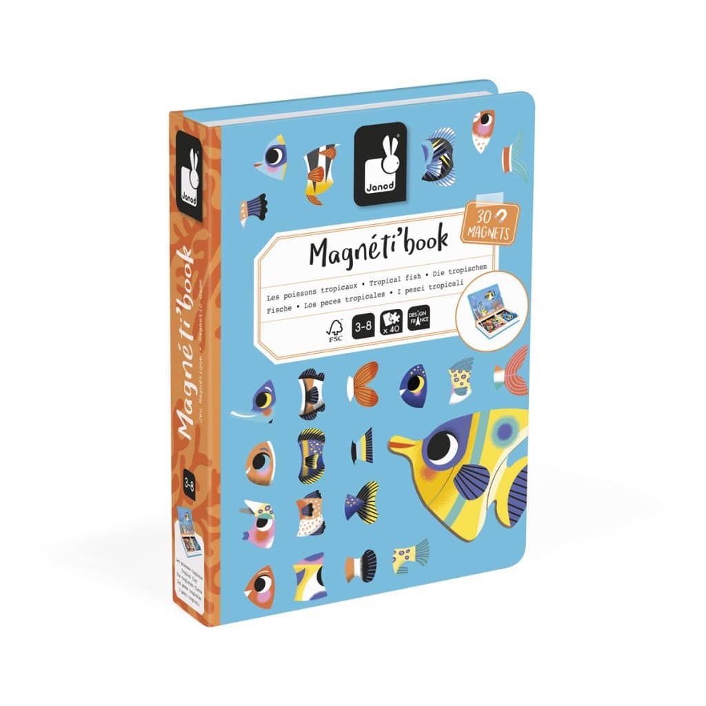 Janod Magnetibook - Tropische vissen