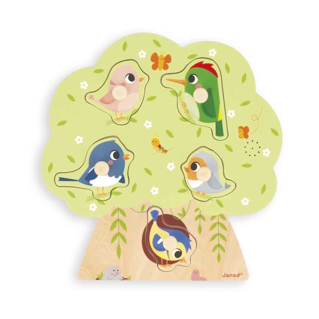 Janod Muziekpuzzel - Vogels