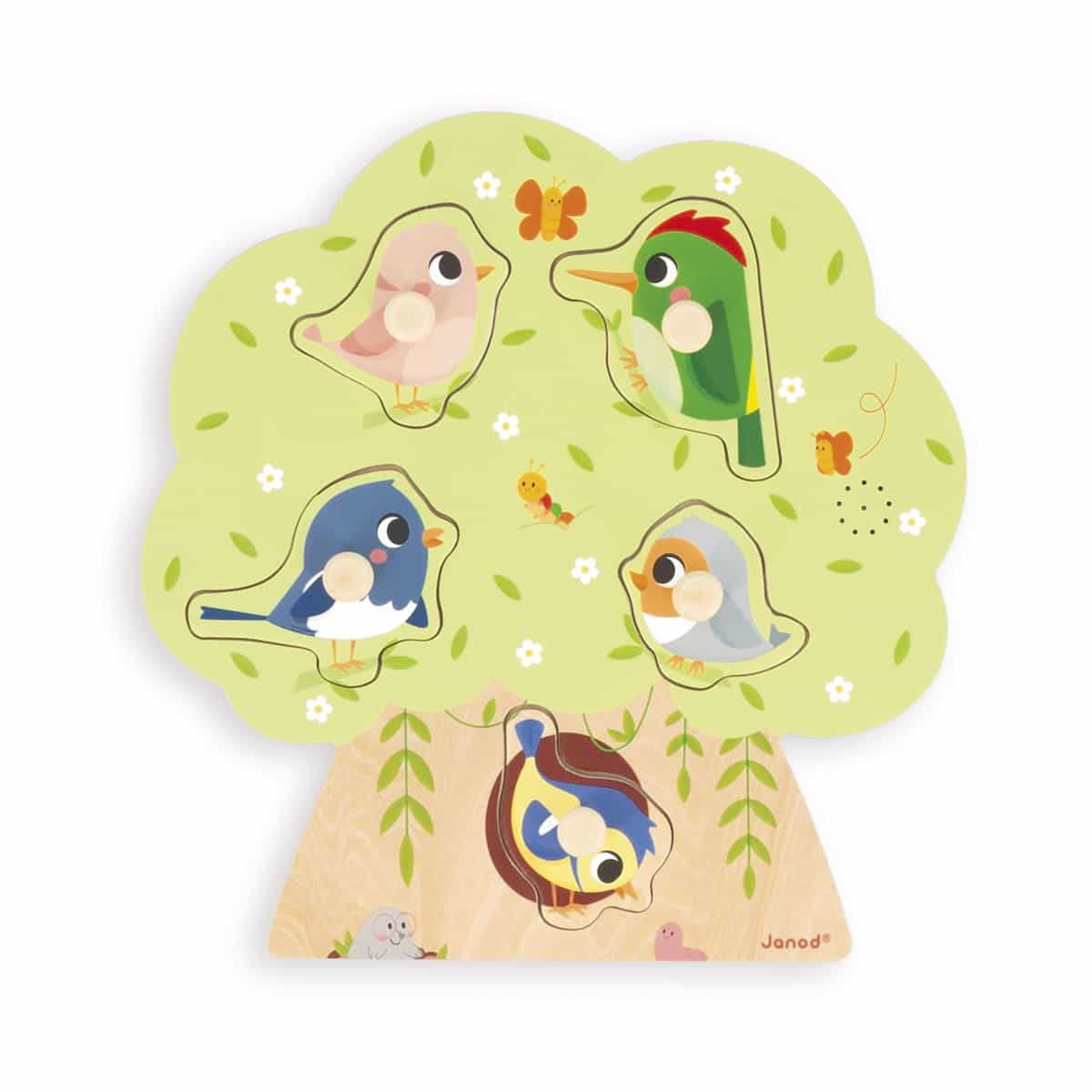 Janod Muziekpuzzel - Vogels