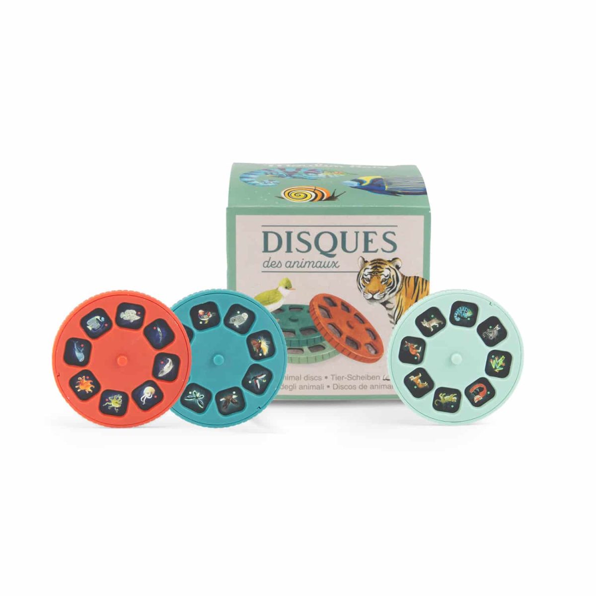 Doos met 3 schijven voor projector: Around the World