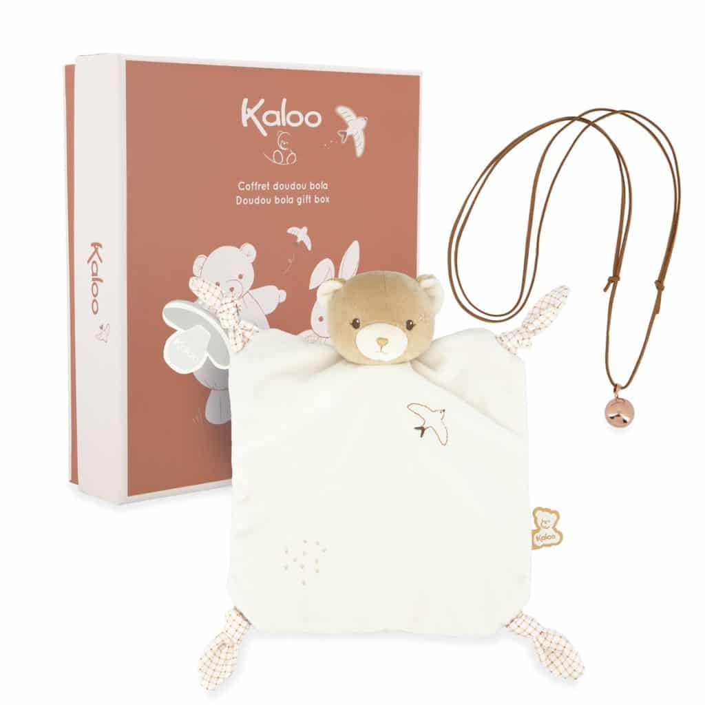 Kaloo Home - Knuffel en Speen cadeauset creme