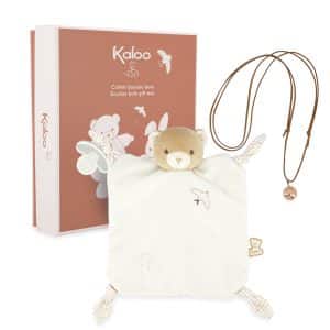 Kaloo Home – Knuffel en Speen cadeauset creme