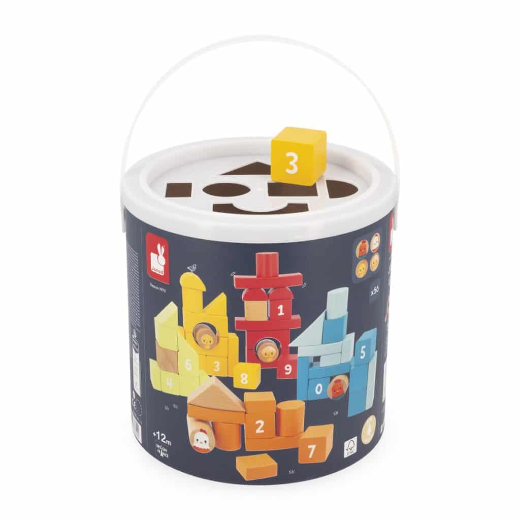 Janod Boerderij - Stapelstenen 56 stuks