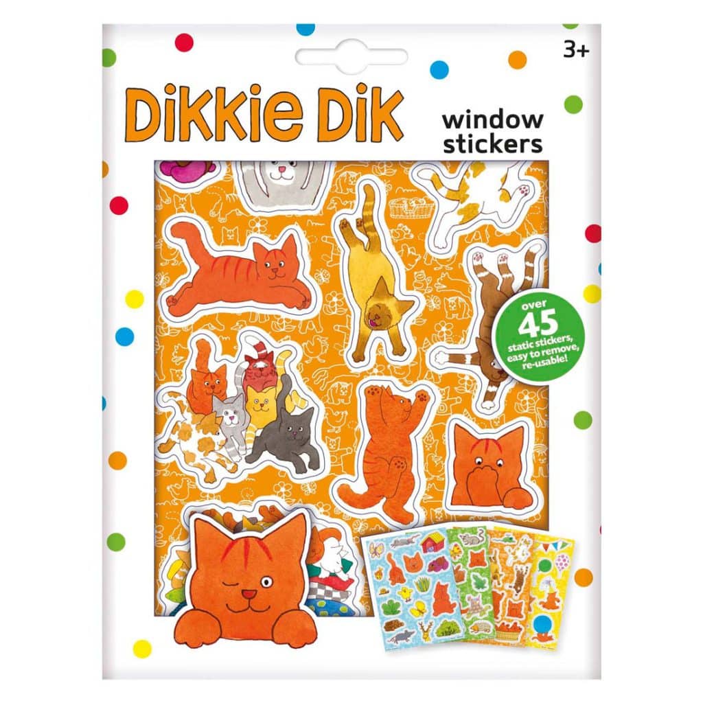 Dikkie Dik 45 herbruikbare raamstickers
