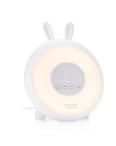 Wekker Rabbit Wake Up Lamp Wit