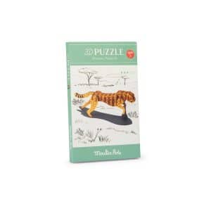 3D-puzzel Cheetah Rond de Wereld