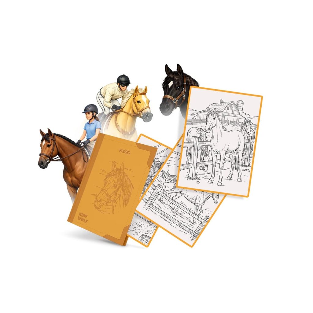 Kidywolf Kidydraw Pad Refill Horses 8+