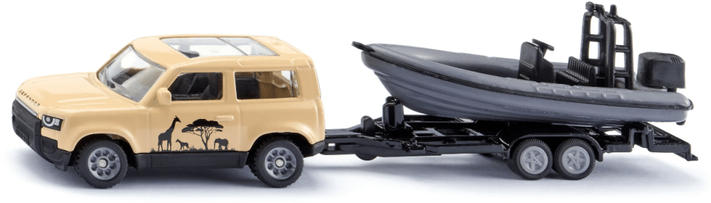 Siku Land Rover Defender "Safari" with Boat