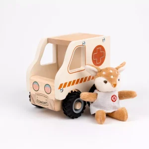 Egmont Ambulance met miniatuur figuur.